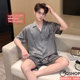 bo-do-ngu-pijama-nam-lua-luxury-mem-min-sang-trong-tay-ngan-quan-ngan-qm0064