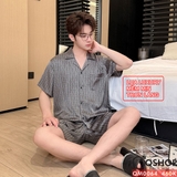bo-do-ngu-pijama-nam-lua-luxury-mem-min-sang-trong-tay-ngan-quan-ngan-qm0064