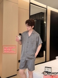bo-do-ngu-pijama-nam-lua-luxury-mem-min-sang-trong-tay-ngan-quan-ngan-qm0064
