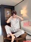 bo-do-ngu-pijama-nam-lua-luxury-mem-min-sang-trong-tay-ngan-quan-dai-qm0066