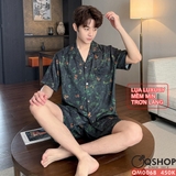 bo-do-ngu-pijama-nam-lua-luxury-mem-min-sang-trong-tay-ngan-quan-ngan-qm0068
