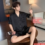 bo-do-ngu-pijama-cap-doi-lua-luxury-cao-cap-quan-ngan-tay-ngan-sang-trong-qm0072