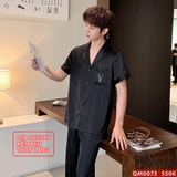 bo-do-ngu-pijama-cap-doi-lua-luxury-cao-cap-tay-ngan-quan-dai-sang-trong-qm0073
