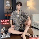 bo-do-ngu-pijama-nam-lua-luxury-mem-min-sang-trong-tay-ngan-quan-ngan-qm0075