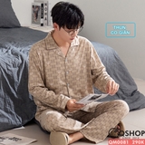 qm0081-bo-do-ngu-pijama-nam-thun-quan-dai-tay-dai