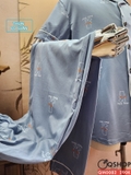 qm0082-bo-do-ngu-pijama-nam-thun-quan-dai-tay-ngan