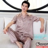 bo-do-ngu-pijama-nam-lua-satin-quan-dai-tay-ngan-mac-nha-mac-ngu-thoai-mai-qm008