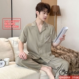 bo-do-ngu-pijama-nam-lua-luxury-mem-min-sang-trong-tay-ngan-quan-dai-qm0088