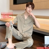 bo-do-ngu-pijama-nam-lua-luxury-mem-min-sang-trong-tay-ngan-quan-dai-qm0088