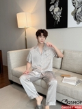 bo-do-ngu-pijama-nam-lua-luxury-mem-min-sang-trong-tay-ngan-quan-dai-qm0089