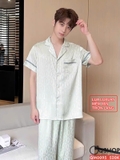 bo-do-ngu-pijama-cap-doi-lua-luxury-cao-cap-quan-dai-tay-ngan-sang-trong-qm0095