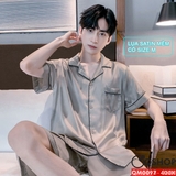 qm0097-bo-do-ngu-pijama-nam-lua-satin-mem-quan-ngan