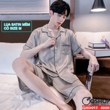 qm0097-bo-do-ngu-pijama-nam-lua-satin-mem-quan-ngan