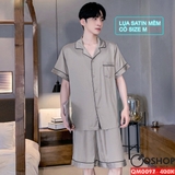 qm0097-bo-do-ngu-pijama-nam-lua-satin-mem-quan-ngan