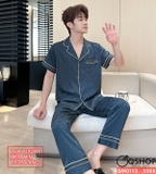 qm0113-bo-do-ngu-pijama-nam-lua-mem-min-tay-ngan-quan-dai