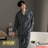 qm0124-form-nho-bo-do-ngu-pijama-nam-tay-dai-lua-mem