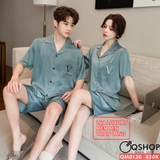 qm0130-bo-do-ngu-pijama-cap-doi-quan-ngan-lua-mem-min