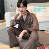 qm0134-bo-do-ngu-pijama-nam-lua-satin-tay-dai