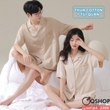 qm0164-bo-do-ngu-pijama-cap-doi-thun-cotton-quan-ngan-1-tui