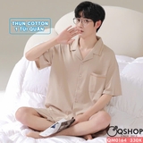 qm0164-bo-do-ngu-pijama-cap-doi-thun-cotton-quan-ngan-1-tui