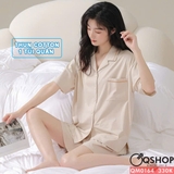 qm0164-bo-do-ngu-pijama-cap-doi-thun-cotton-quan-ngan-1-tui
