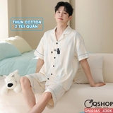 qm0165-bo-do-ngu-pijama-cap-doi-thun-cotton-quan-ngan-2-tui