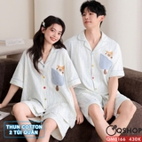 qm0166-bo-do-ngu-pijama-cap-doi-thun-cotton-quan-ngan-2-tui