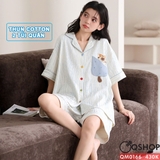 qm0166-bo-do-ngu-pijama-cap-doi-thun-cotton-quan-ngan-2-tui
