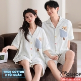 qm0166-bo-do-ngu-pijama-cap-doi-thun-cotton-quan-ngan-2-tui