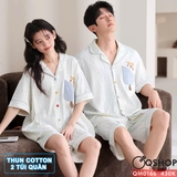 qm0166-bo-do-ngu-pijama-cap-doi-thun-cotton-quan-ngan-2-tui