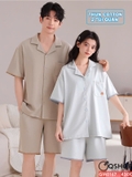 qm0167-bo-do-ngu-pijama-cap-doi-thun-cotton-quan-ngan-2-tui