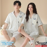 qm0169-bo-do-ngu-pijama-cap-doi-thun-cotton-quan-ngan-2-tui
