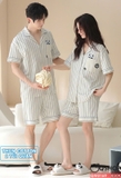 qm0169-bo-do-ngu-pijama-cap-doi-thun-cotton-quan-ngan-2-tui