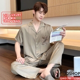 qm0170-bo-do-ngu-pijama-nam-lua-cao-cap-tay-ngan-quan-dai