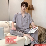qm0171-bo-do-ngu-pijama-nam-tay-ngan-quan-dai-lua-cao-cap