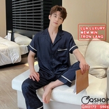 qm0172-bo-do-ngu-pijama-nam-tay-ngan-quan-dai-lua-cao-cap