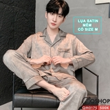 qm0175-bo-do-ngu-pijama-nam-lua-satin-tay-dai