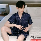 bo-do-pijama-cap-doi-quan-ngan-tay-ngan-lua-satin-mem-qm522