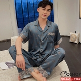 bo-do-pijama-nam-quan-dai-tay-ngan-lua-satin-mem-qm565