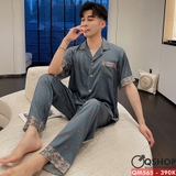 bo-do-pijama-nam-quan-dai-tay-ngan-lua-satin-mem-qm565