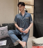 bo-do-pijama-nam-quan-dai-tay-ngan-lua-satin-mem-qm565