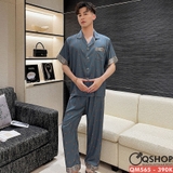 bo-do-pijama-nam-quan-dai-tay-ngan-lua-satin-mem-qm565