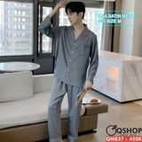 bo-do-pijama-nam-quan-dai-tay-dai-lua-satin-mem-mac-nha-mac-ngu-thoai-mai-qm837