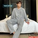 bo-do-ngu-pijama-nam-thun-cotton-quan-dai-tay-dai-mac-nha-mac-ngu-thoai-mai-qm83