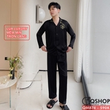 bo-pijama-nam-tay-dai-lua-luxury-cao-cap-mac-nha-mac-ngu-thoai-mai-qm874