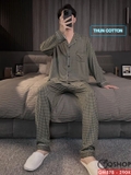bo-do-pijama-nam-thun-cotton-quan-dai-tay-dai-thoai-mai-qm878