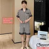 bo-pijama-nam-quan-ngan-lua-luxury-cao-cap-mac-nha-mac-ngu-thoai-mai-qm903
