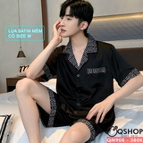 bo-do-ngu-pijama-nam-lua-satin-quan-ngan-mac-nha-mac-ngu-thoai-mai-qm908