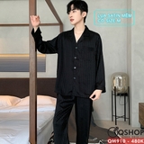bo-do-pijama-nam-lua-satin-mem-quan-dai-tay-dai-mem-mac-thoai-mai-qm910