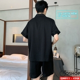 bo-do-pijama-nam-quan-ngan-tay-ngan-lua-satin-mem-thoai-mai-thoang-mat-qm911